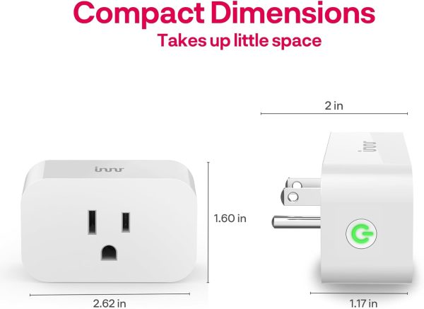 Innr Zigbee Smart Plug, Smart Outlet, Works with Philips Hue*, Home Assistant, and SmartThings, Smart Plugs That Work with Alexa, Power Monitoring, 2-Pack - Image 8
