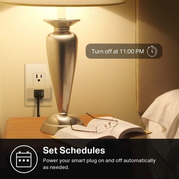 Kasa Smart Plug Mini with Energy Monitoring, Smart Home Wi-Fi Outlet Works with Alexa, Google Home & IFTTT, Wi-Fi Simple Setup, No Hub Required (KP115), White - Image 6