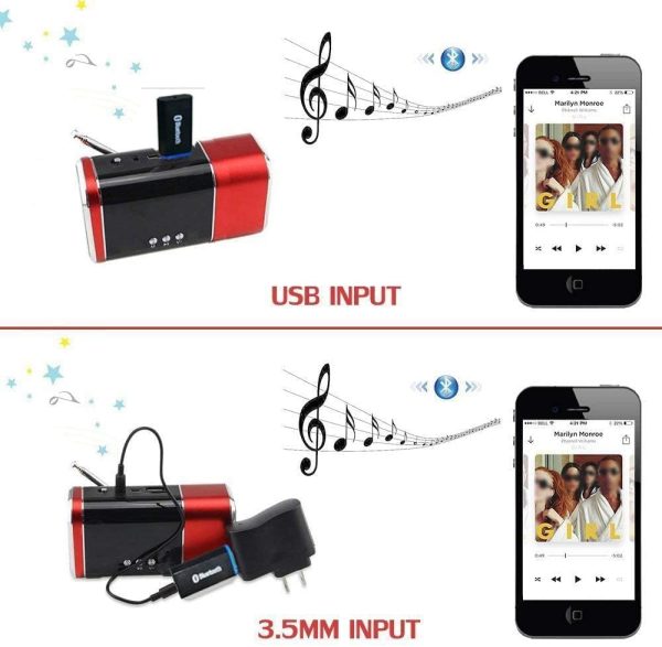 USB Bluetooth Car Adapter,Wireless Audio Adapter Car Kit Music Receiver for Home,Car Stereo Sound System,Portable Speskers (Aux in) with 3.5mm Cable(Yet-M1) - Image 3