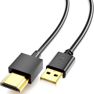 USB to HDMI Cord Cable, (1M / 3.3FT) USB 2.0 Male to HDMI Male Charger Cable Adapter,Used to Charge Devices Such as Hard Drives with HDMI Ports from The USB Port