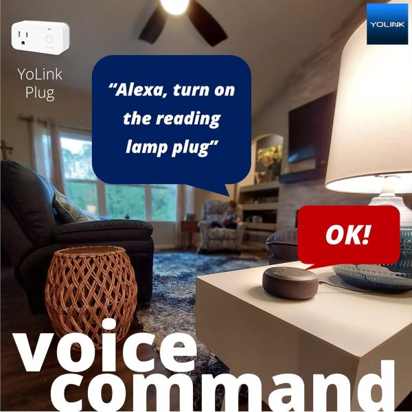 YoLink Smart Home Starter Kit: Smart Plugs with Energy Monitoring & Hub Kit, 2 Smart Outlet, Compatible with Alexa, Google, IFTTT, 1/4 Mile World's Longest Range - Image 3
